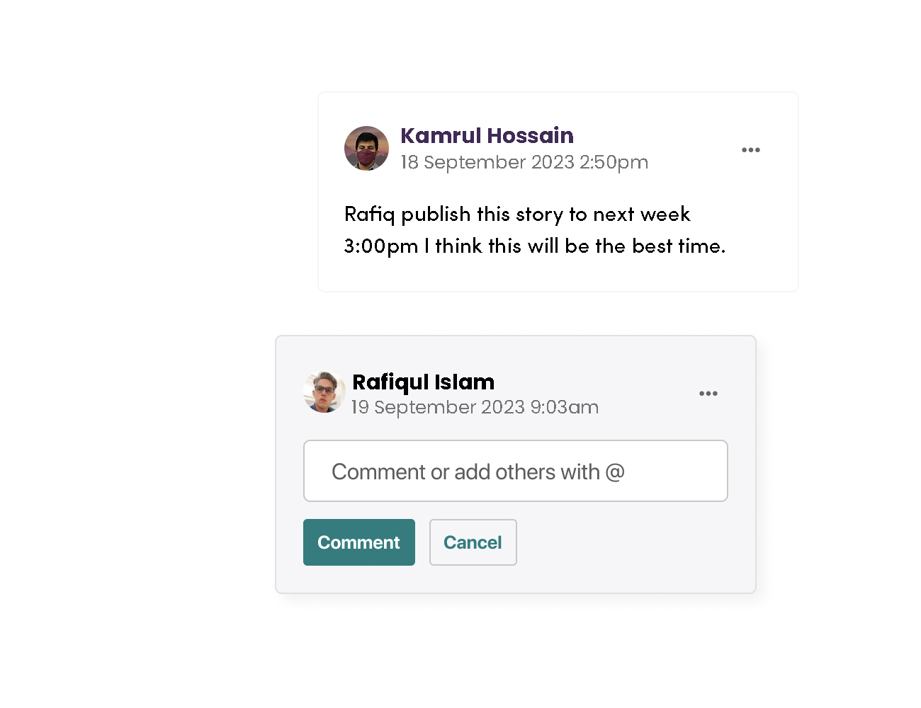 NewsLab commenting and notifications